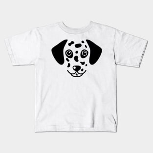 Dalmatian dog face Kids T-Shirt